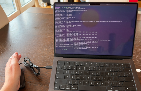 My PGP Keys Live Under My Skin Now